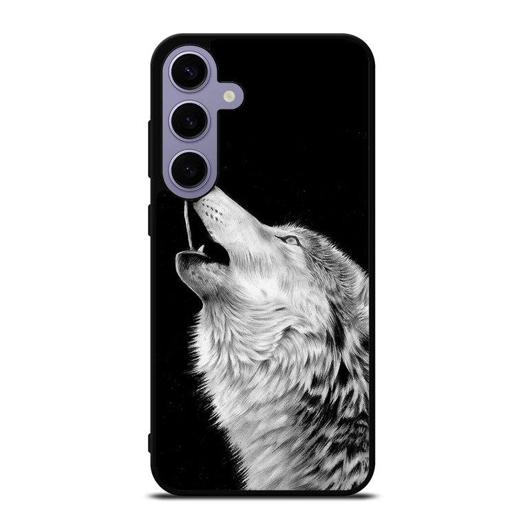 ROAR WHITE WOLF Samsung Galaxy S24 Plus Case Cover