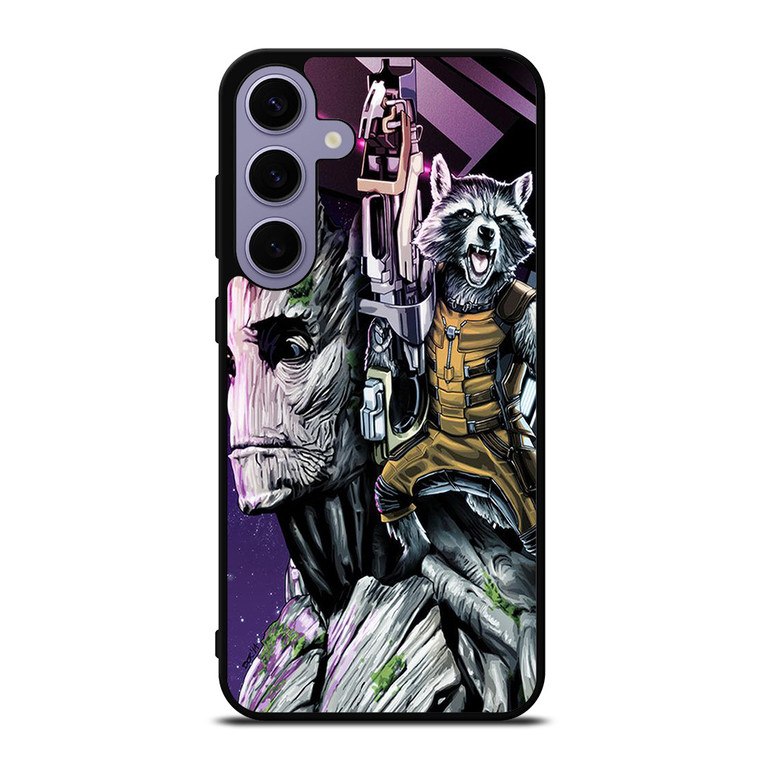 ROCKET RACCOON AND GROOT MARVEL Samsung Galaxy S24 Plus Case Cover