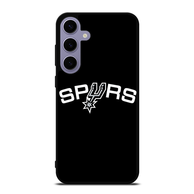 SAN ANTONIO SPURS LOGO BLACK Samsung Galaxy S24 Plus Case Cover