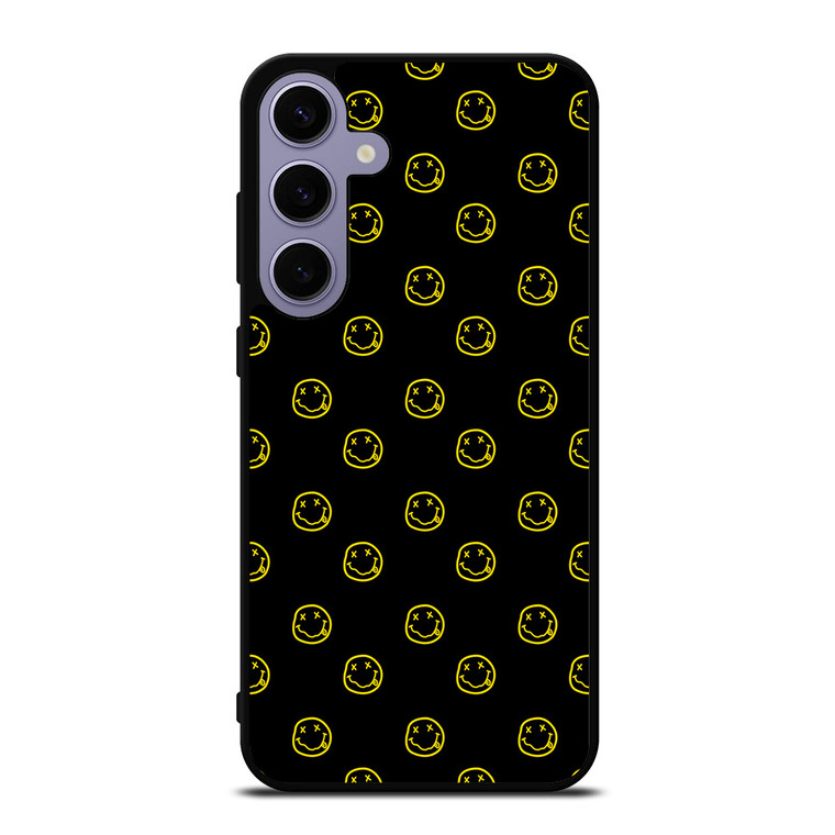 SMILEY FACE NIRVANA PATTERN Samsung Galaxy S24 Plus Case Cover