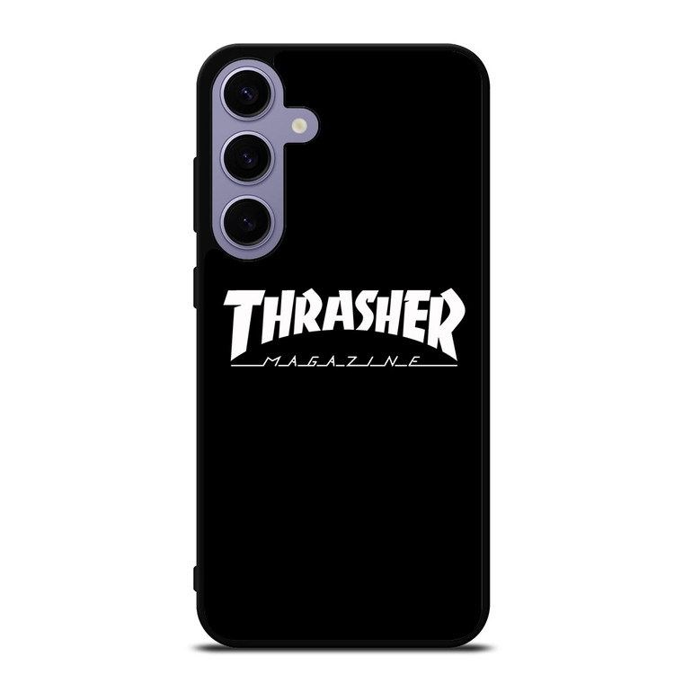 THRASHER SKATEBOARD MAGAZINE BLACK Samsung Galaxy S24 Plus Case Cover