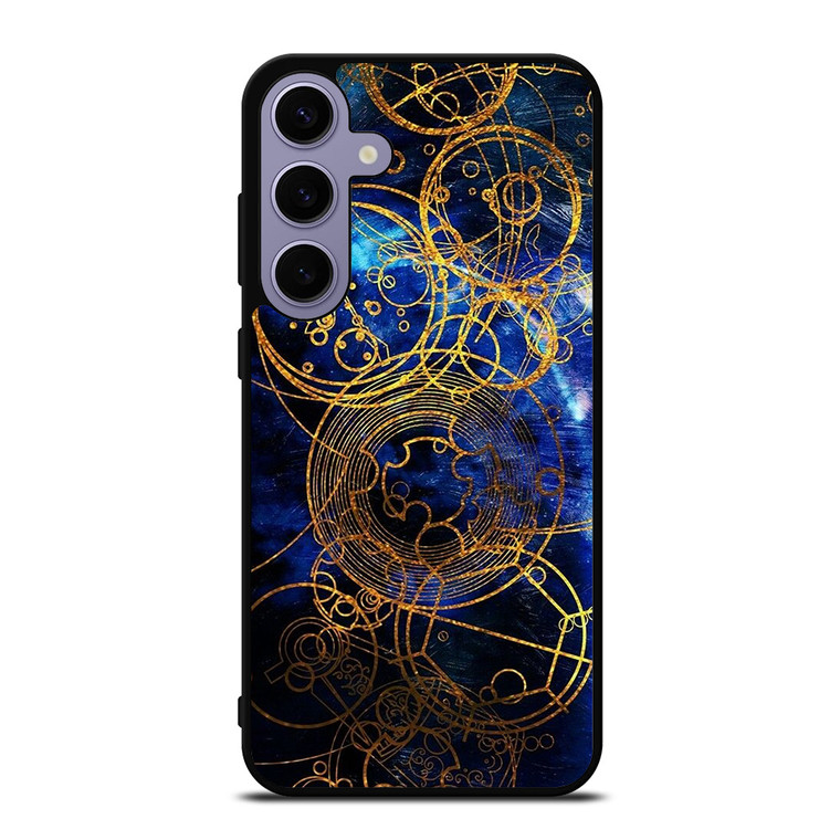 TIME LORD WRITING GOLD BLUE Samsung Galaxy S24 Plus Case Cover TIME LORD WRITING GOLD BLUE Samsung Galaxy S24 Plus Case Cover