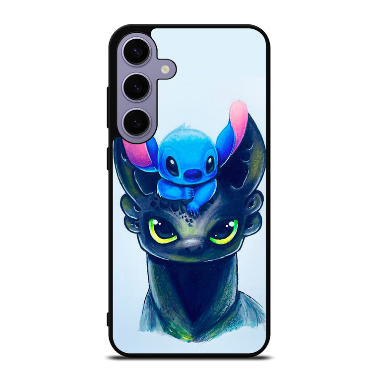 TOOTHLESS AND STITCH ART Samsung Galaxy S24 Plus Case Cover