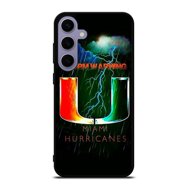 UM MIAMI HURRICANES NFL Samsung Galaxy S24 Plus Case Cover