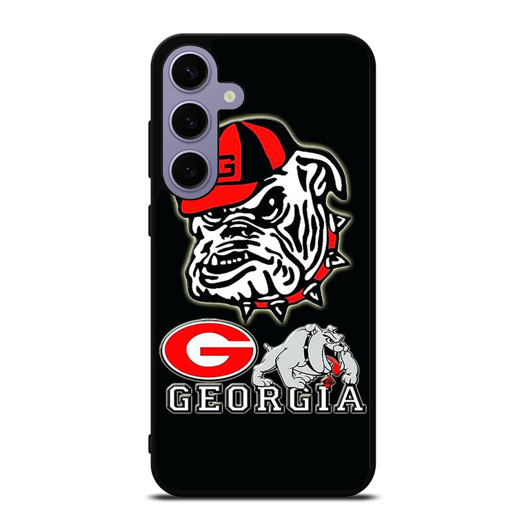 UNIVERSITY OF GEORGIA BULLDOGS ICON Samsung Galaxy S24 Plus Case Cover