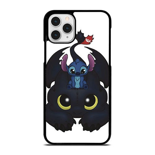 TOOTHLESS AND STITCH CUTE iPhone 11 Pro Case Cover