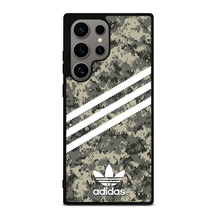 ADIDAS ORIGINALS STRIPES GREY CAMO Samsung Galaxy S24 Ultra Case Cover