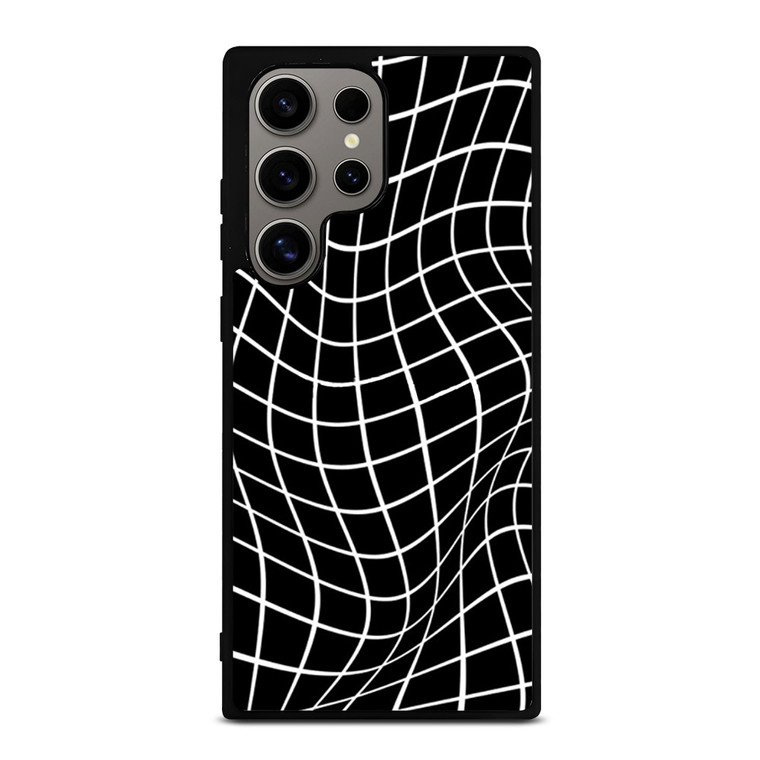 AESTHETIC WAVY GRID PATTERN Samsung Galaxy S24 Ultra Case Cover