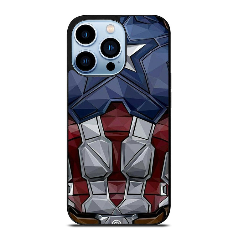 CAPTAIN AMERICA SUIT ARMOR AVENGERS iPhone 13 Pro Max Case Cover