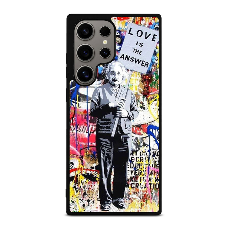 BANKSY EINSTEIN GRAFFITI Samsung Galaxy S24 Ultra Case Cover