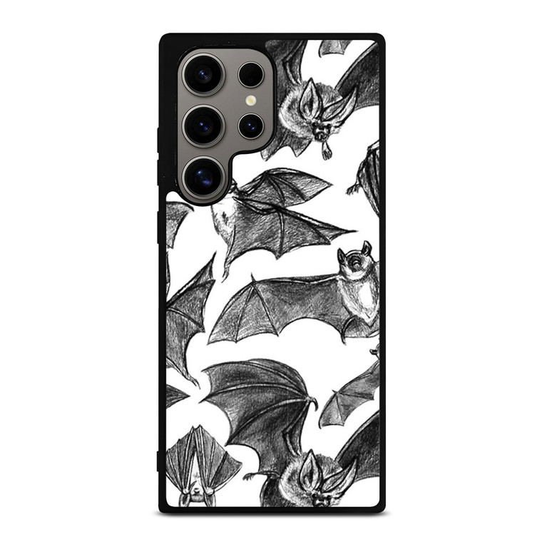 BAT HAND DRAWING PATTERN Samsung Galaxy S24 Ultra Case Cover