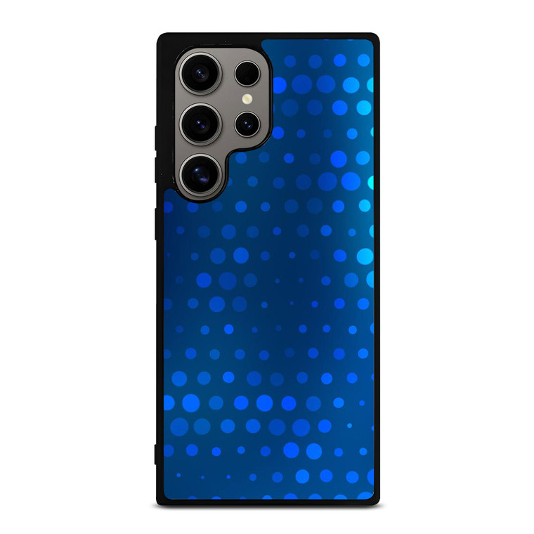 BLUE GRADIENT HALFTONE PATTERN Samsung Galaxy S24 Ultra Case Cover