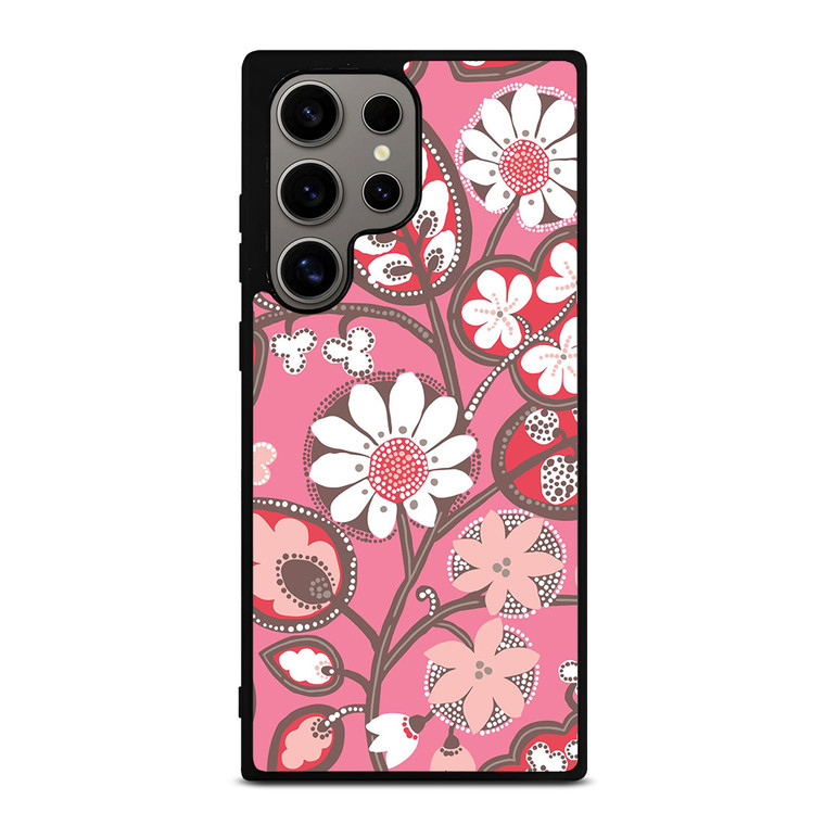 BLUSH PINK VERA BRADLEY PRINT Samsung Galaxy S24 Ultra Case Cover