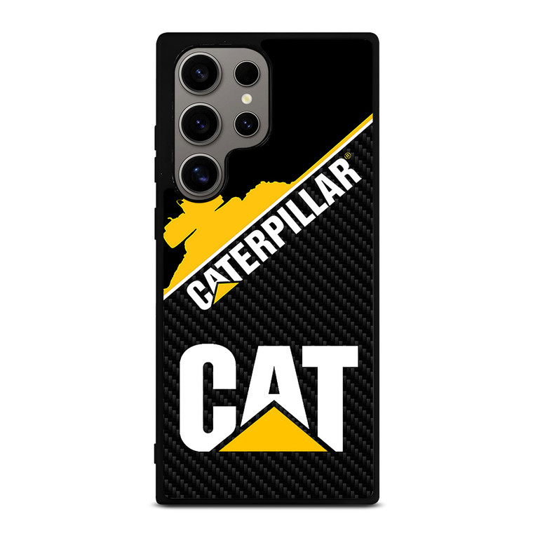 CAT CATERPILLAR LOGO CARBON Samsung Galaxy S24 Ultra Case Cover
