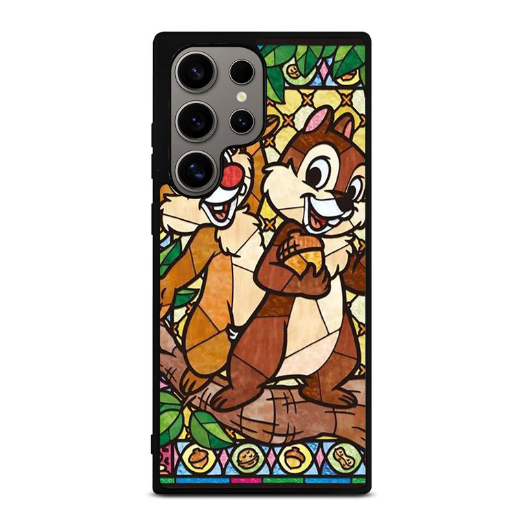 CHIP AND DALE DISNEY GLASS Samsung Galaxy S24 Ultra Case Cover