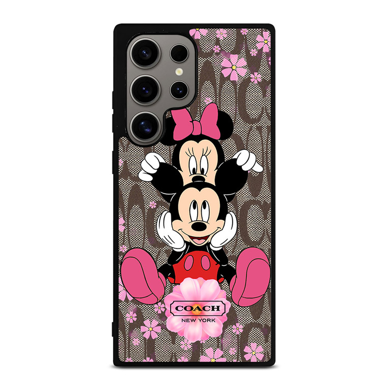 COACH MICKEY and MINNIE MOUSE Samsung Galaxy S24 Ultra Case Cover