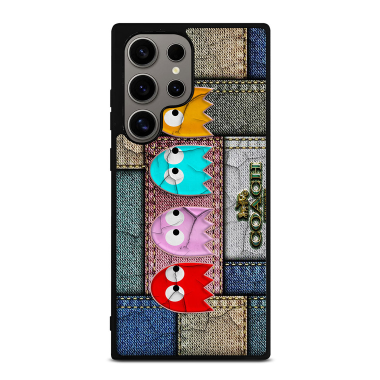COACH NEW YORK PAC MAN Samsung Galaxy S24 Ultra Case Cover