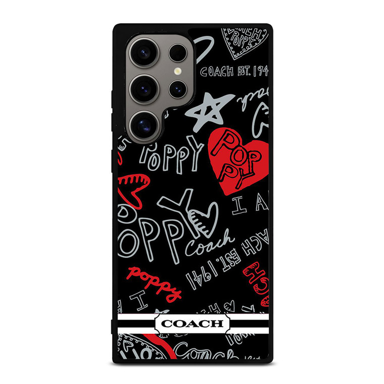 COACH NEW YORK POPPY Samsung Galaxy S24 Ultra Case Cover