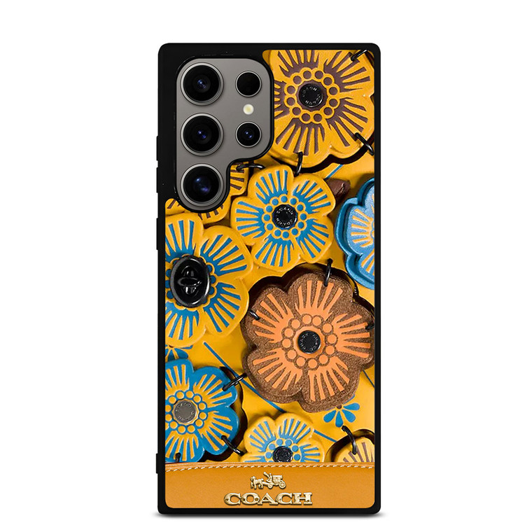 COACH NEW YORK ROSE TEA Samsung Galaxy S24 Ultra Case Cover