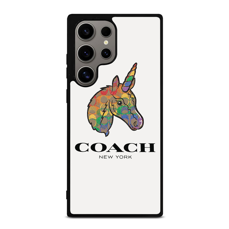 COACH NEW YORK UNICORN Samsung Galaxy S24 Ultra Case Cover