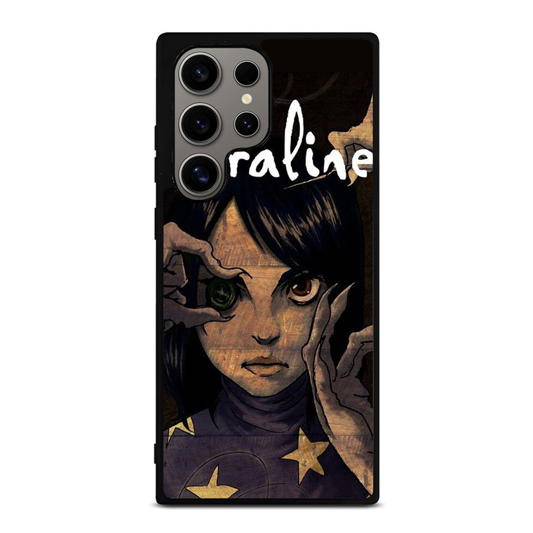 CORALINE FACE CARTOON Samsung Galaxy S24 Ultra Case Cover CORALINE FACE CARTOON Samsung Galaxy S24 Ultra Case Cover