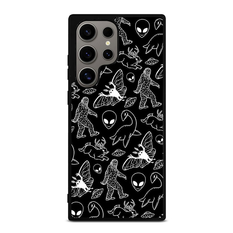CRYPTID LINE PATTERN Samsung Galaxy S24 Ultra Case Cover CRYPTID LINE PATTERN Samsung Galaxy S24 Ultra Case Cover