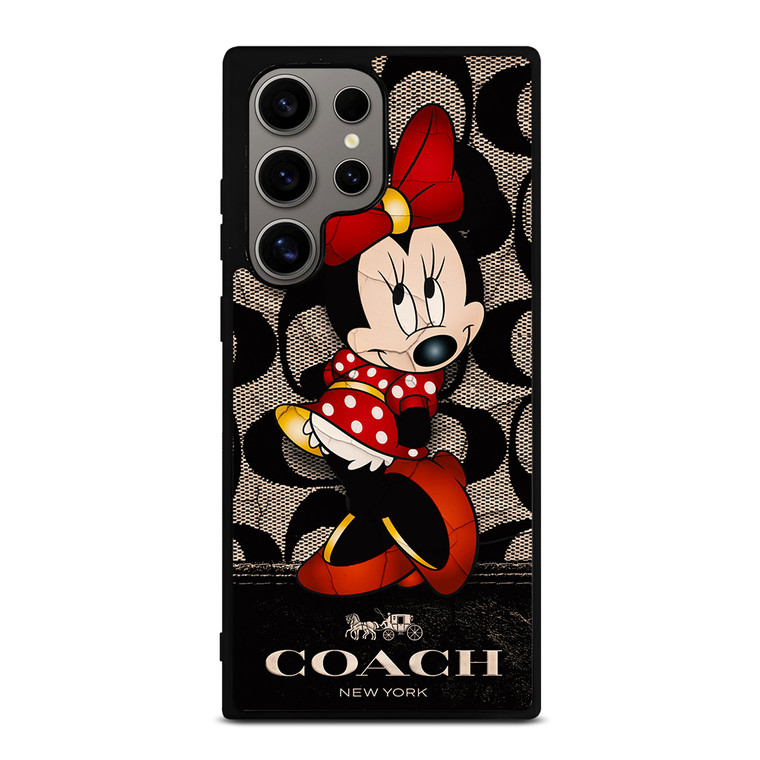 CUTE COACH MINNIE MOUSE Samsung Galaxy S24 Ultra Case Cover