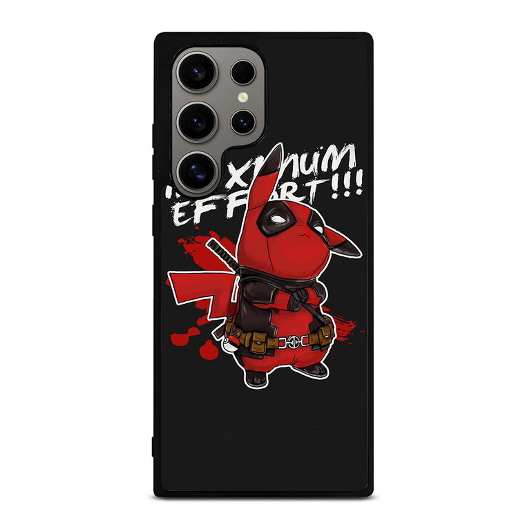 DEADPOOL POKEMON PIKACHU ART Samsung Galaxy S24 Ultra Case Cover