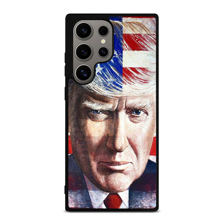 DONALD TRUMP FACE ART Samsung Galaxy S24 Ultra Case Cover