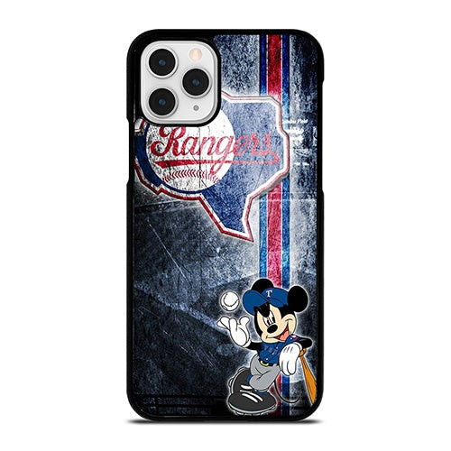 TEXAS RANGERS MICKEY MOUSE BASEBALL CLUB iPhone 11 Pro Case Cover