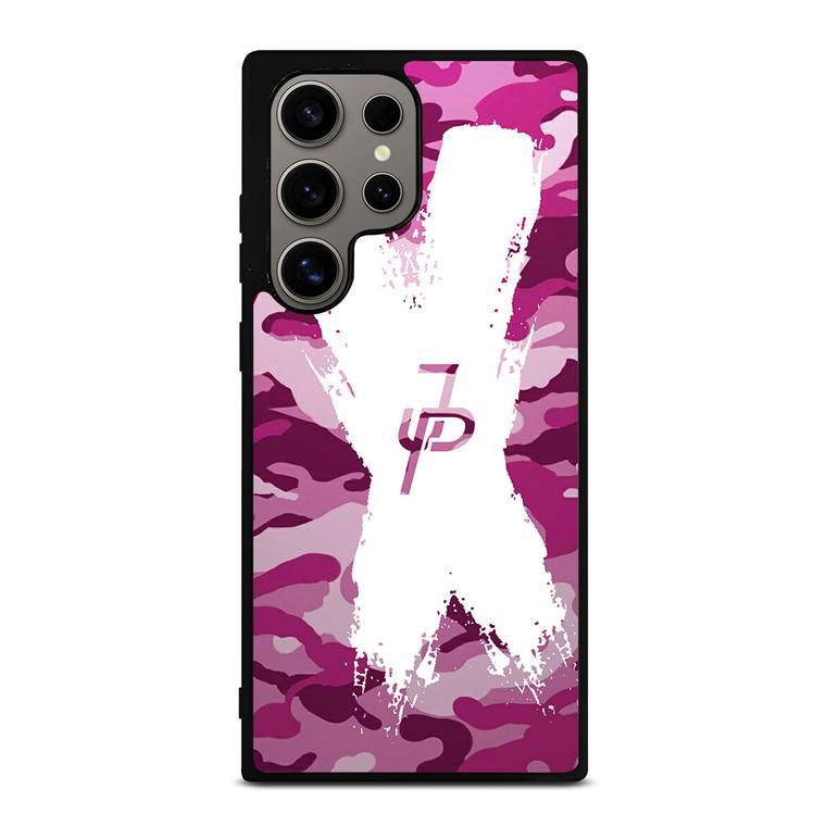 JAKE PAUL LOGO CROSS CAMO Samsung Galaxy S24 Ultra Case Cover