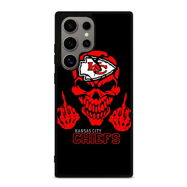KANSAS CITY CHIEFS SKUL LOGO Samsung Galaxy S24 Ultra Case Cover