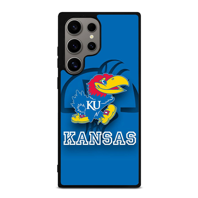 KANSAS JAYHAWKS BASKETBALL LOGO Samsung Galaxy S24 Ultra Case Cover