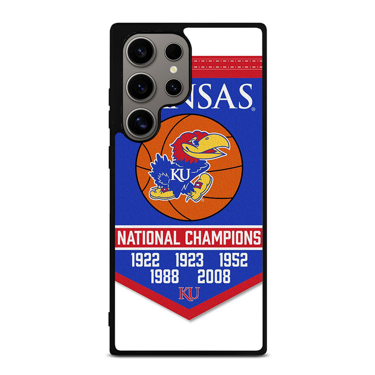 KANSAS JAYHAWKS UNIVERSITY BASKETBALL Samsung Galaxy S24 Ultra Case Cover
