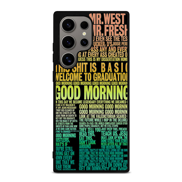 KANYE WEST RAPPER LYRICS Samsung Galaxy S24 Ultra Case Cover