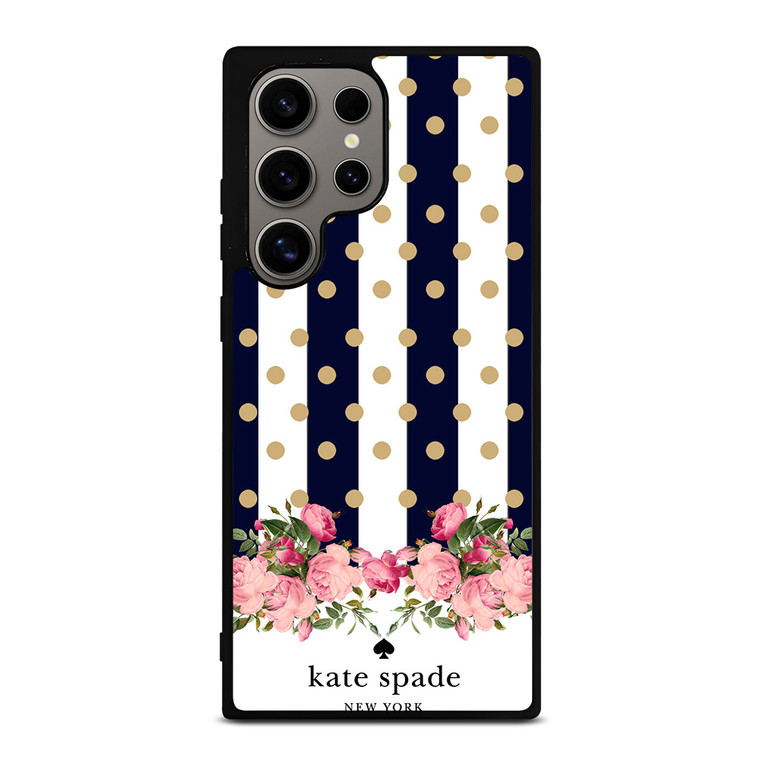 KATE SPADE NEW YORK POLKADOTS FLORAL Samsung Galaxy S24 Ultra Case Cover