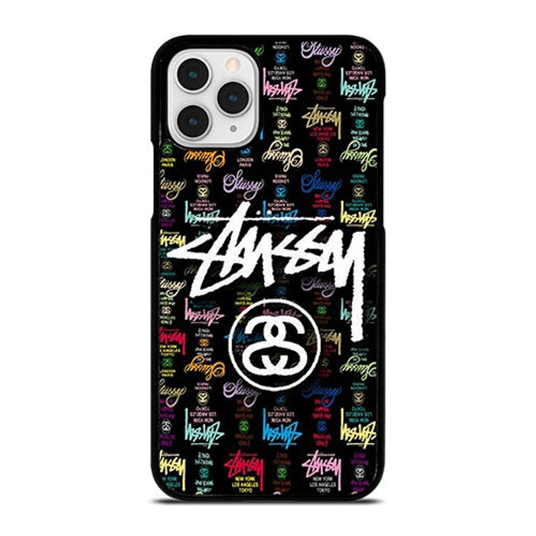 STUSSY COLLAGE LOGO iPhone 11 Pro Case Cover