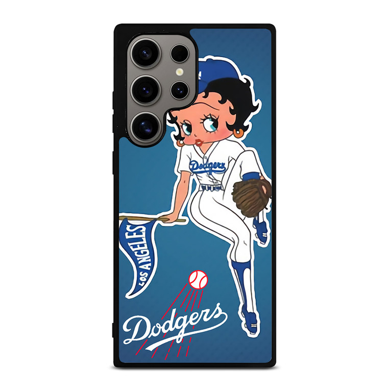LA DODGERS X BETTY BOOP Samsung Galaxy S24 Ultra Case Cover