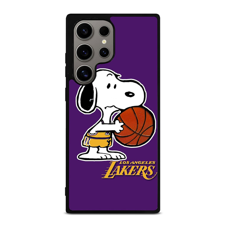 LA LAKERS BASKETBALL SNOOPY Samsung Galaxy S24 Ultra Case Cover