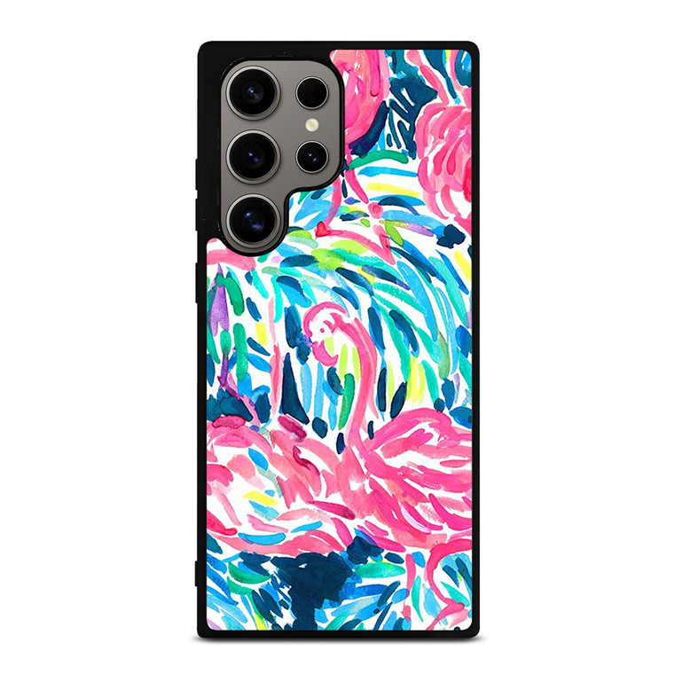 LILLY PULITZER FLAMINGO Samsung Galaxy S24 Ultra Case Cover