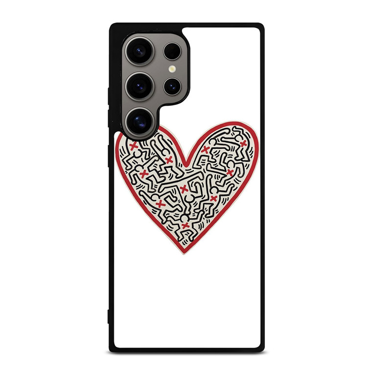 LOVE KEITH HARING Samsung Galaxy S24 Ultra Case Cover