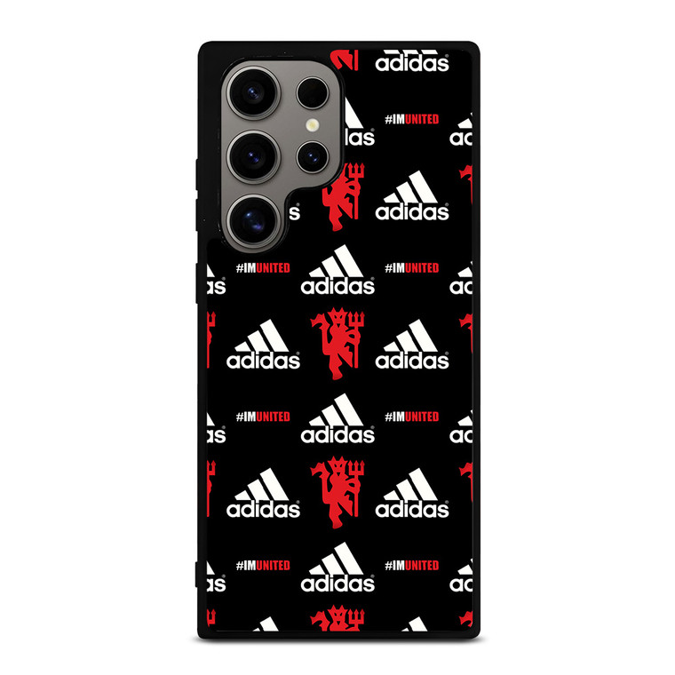 MANCHESTER UNITED ADIDAS PATTERN Samsung Galaxy S24 Ultra Case Cover