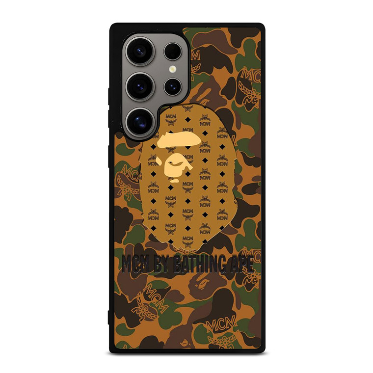 MCM BY BATHING APE CAMO Samsung Galaxy S24 Ultra Case Cover