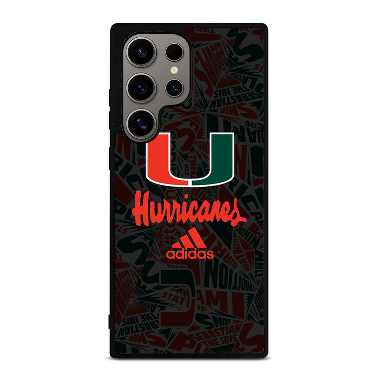 MIAMI HURRICANES UM ADIDAS Samsung Galaxy S24 Ultra Case Cover