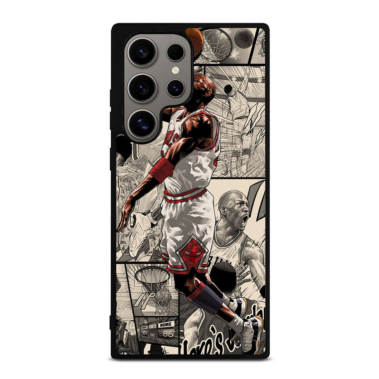 MICHAEL JORDAN COMIC ART Samsung Galaxy S24 Ultra Case Cover
