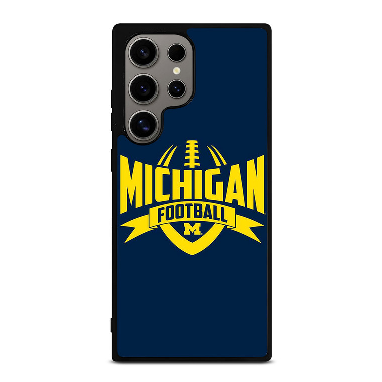 MICHIGAN WOLVERINES LOGO COLLEGE FOOTBALL TEAM Samsung Galaxy S24 Ultra Case Cover