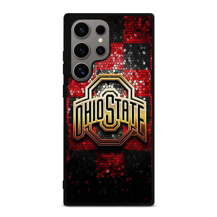 OHIO STATE LOGO FOOTBALL MOZAIC ICON Samsung Galaxy S24 Ultra Case Cover