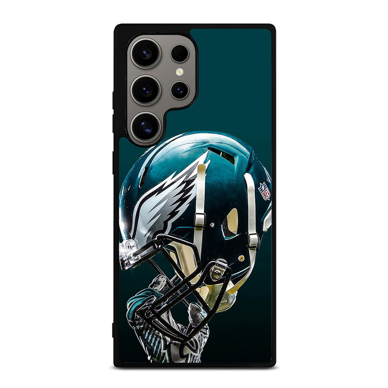 PHILADELPHIA EAGLES LOGO FOOTBALL HELMET ICON Samsung Galaxy S24 Ultra Case Cover