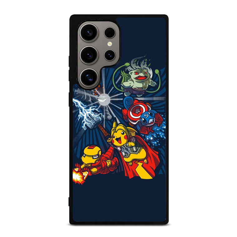POKEMON AVENGERS CUTE Samsung Galaxy S24 Ultra Case Cover