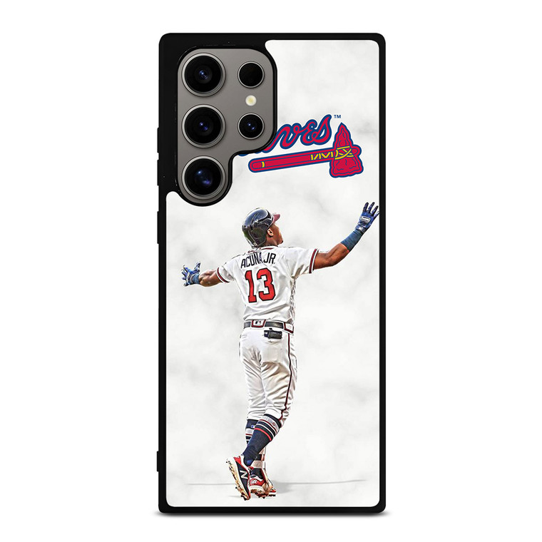 RONALD ACUNA JR MARBLE ATLANTA BRAVES Samsung Galaxy S24 Ultra Case Cover